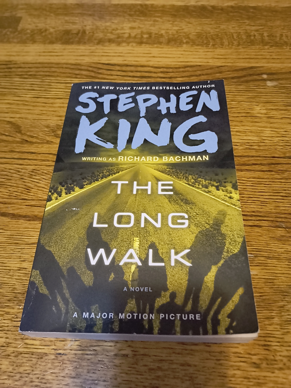 Stephen King "The Long Walk" Paperback Novel - Yellow/Black Cover